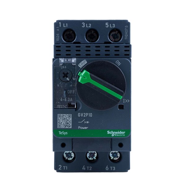 GV2P10 short circuit protection